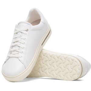 Birkenstock Bend Low Casual Sneaker with Arch Support - White Leather Size 12 45